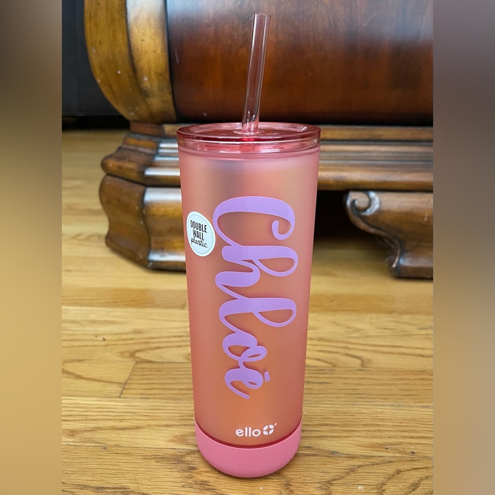 Ello - 24 oz. Monogrammed “Chloe” Tumbler
